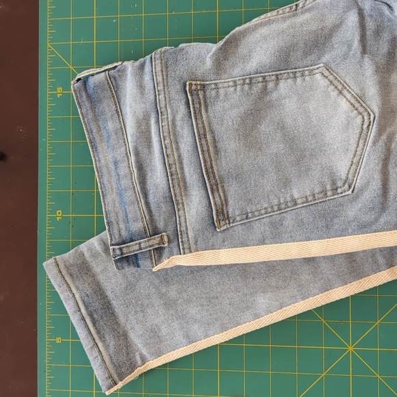 Other - Mens 32 X 30 CANVAS STRIPE SIDES LIGHT WASH TAPERED STRAIT REG CUT
